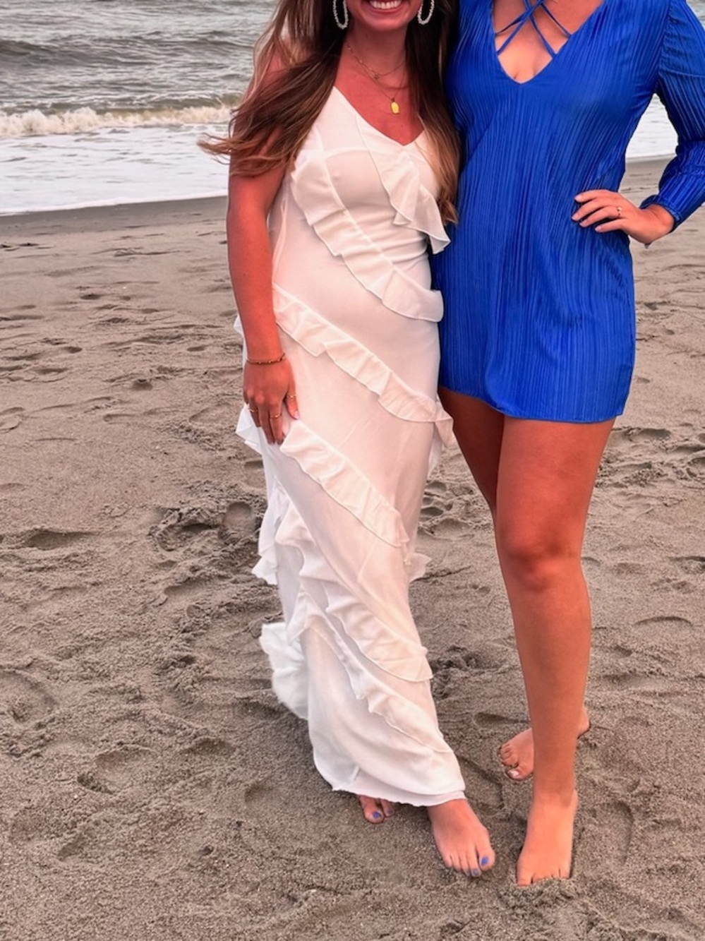 Petal & Pup White Strapless Ruffle Dress - Picture 2 of 4